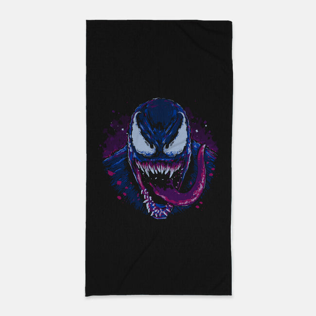 The Symbiote-none beach towel-xMorfina