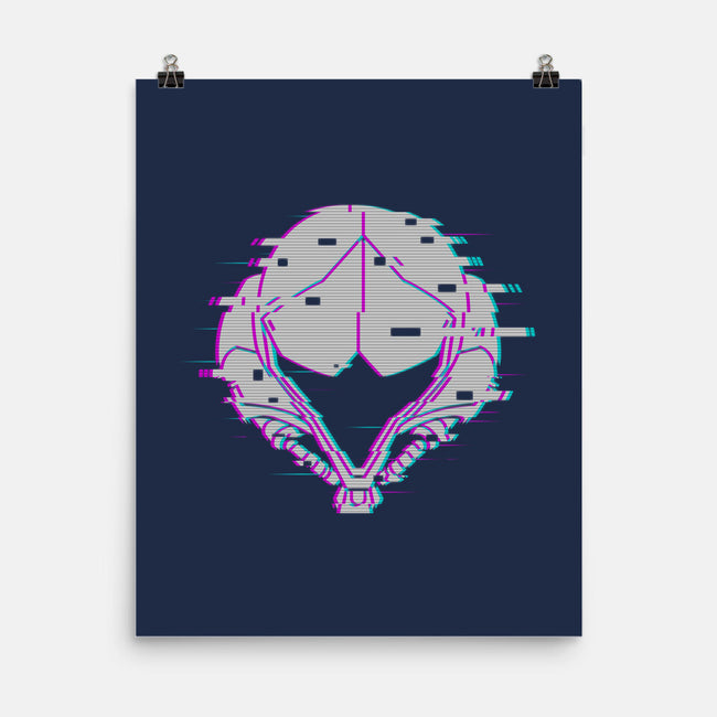 Glitch Samus-none matte poster-shirox