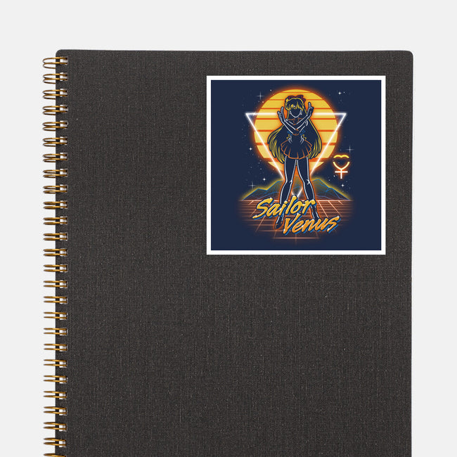 Retro Venus Guardian-none glossy sticker-Olipop
