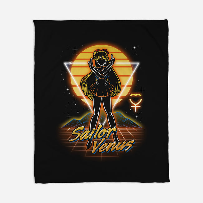 Retro Venus Guardian-none fleece blanket-Olipop