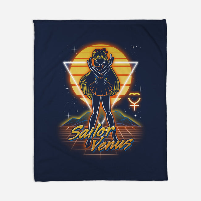 Retro Venus Guardian-none fleece blanket-Olipop