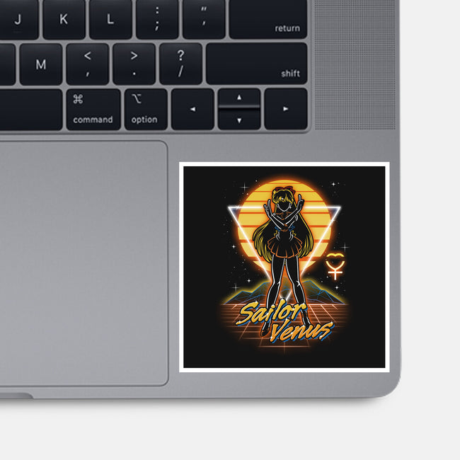 Retro Venus Guardian-none glossy sticker-Olipop