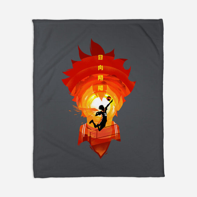The Strongest Shoyo-none fleece blanket-hypertwenty