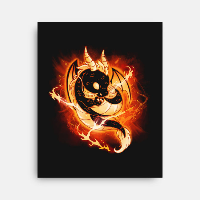 Dragon Fire-none stretched canvas-Vallina84