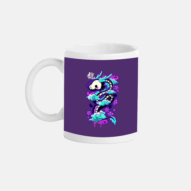 Cyber Ghost Dragon-none glossy mug-NemiMakeit