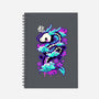 Cyber Ghost Dragon-none dot grid notebook-NemiMakeit