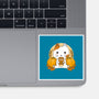 Cautumn Lover-none glossy sticker-Alundrart