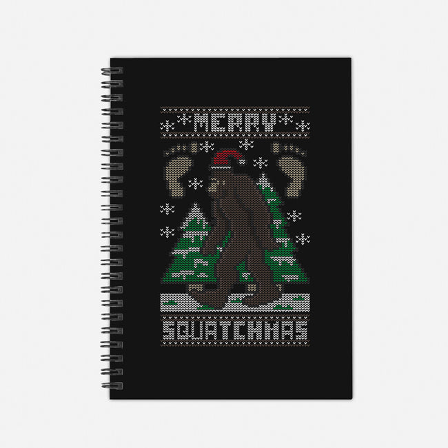 Merry Squatchmas-none dot grid notebook-jrberger
