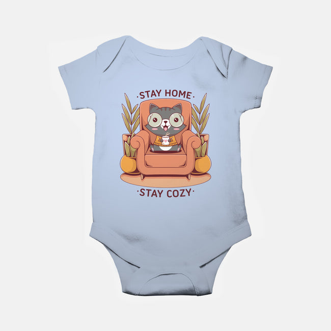 Cozy Time-baby basic onesie-Alundrart