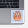 Cozy Time-none glossy sticker-Alundrart