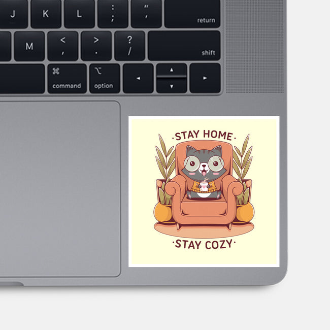 Cozy Time-none glossy sticker-Alundrart