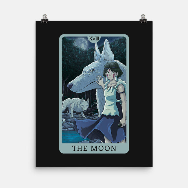 The Moon Ghibli-none matte poster-danielmorris1993
