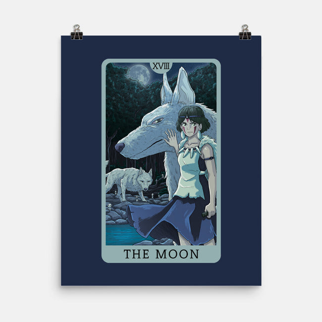 The Moon Ghibli-none matte poster-danielmorris1993