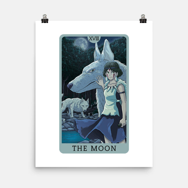 The Moon Ghibli-none matte poster-danielmorris1993