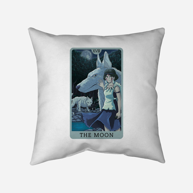 The Moon Ghibli-none removable cover w insert throw pillow-danielmorris1993