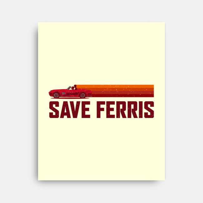 Save Ferris-none stretched canvas-The Brothers Co.