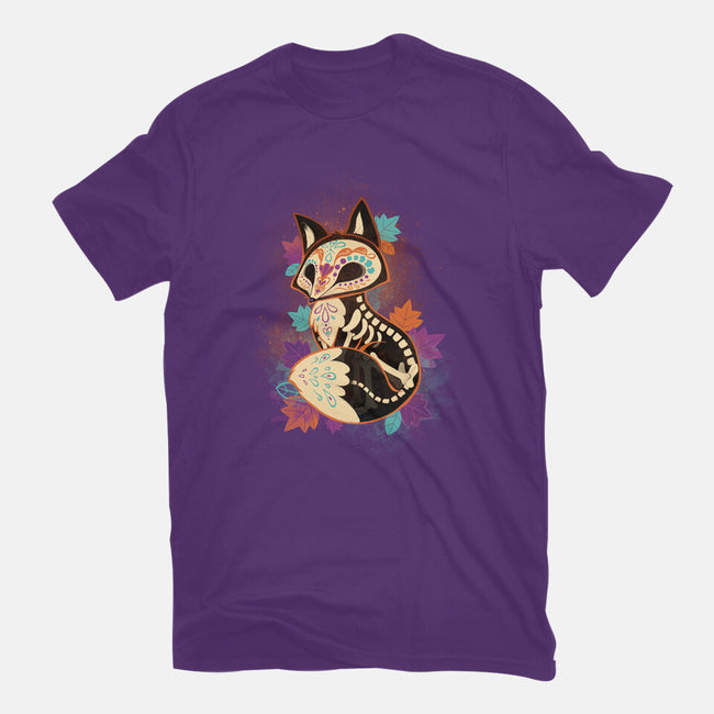 Skeleton Fox-mens premium tee-ricolaa