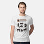 Cats Body Language-mens premium tee-Thiago Correa