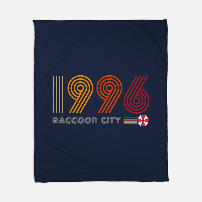 Raccoon City 1996-none fleece blanket-DrMonekers