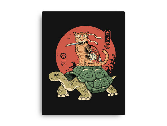 Catana On Turtle