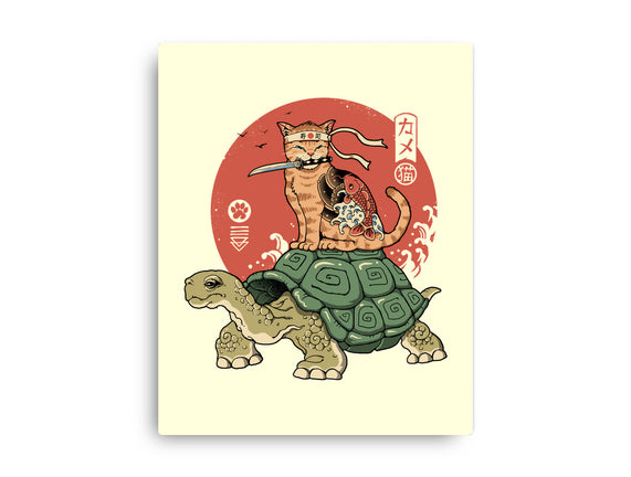 Catana On Turtle