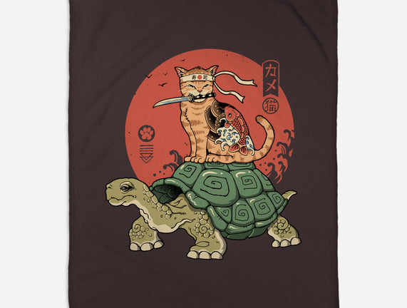 Catana On Turtle