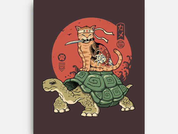 Catana On Turtle