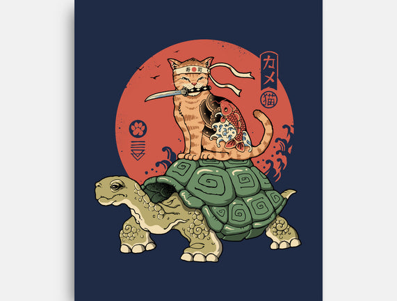 Catana On Turtle