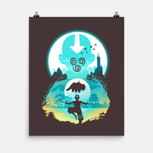 Airbender Landscape-none matte poster-dandingeroz