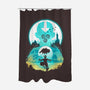 Airbender Landscape-none polyester shower curtain-dandingeroz
