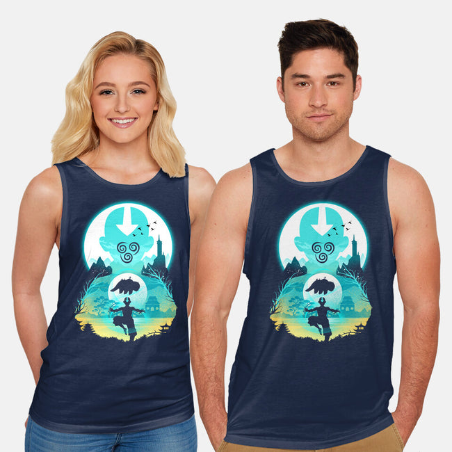 Airbender Landscape-unisex basic tank-dandingeroz