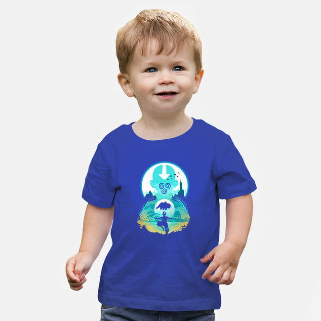 Airbender Landscape-baby basic tee-dandingeroz
