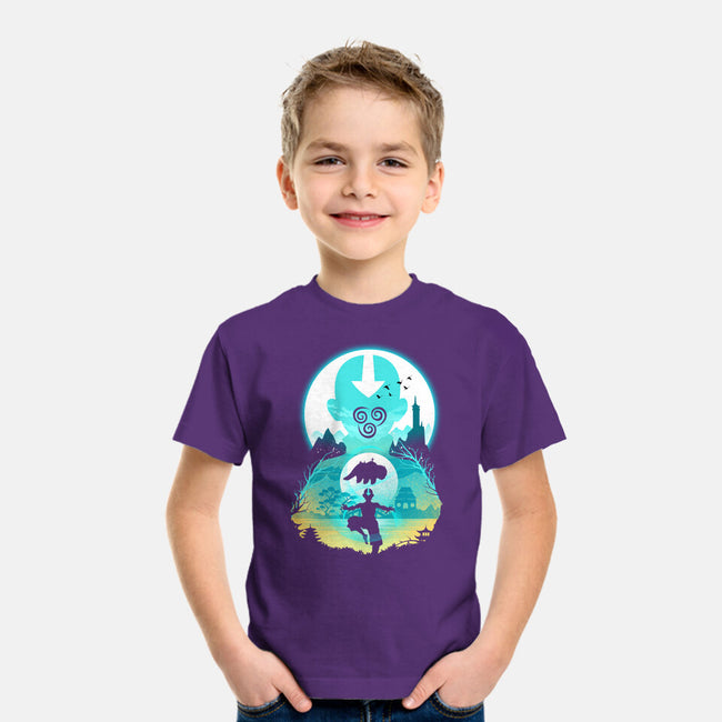 Airbender Landscape-youth basic tee-dandingeroz