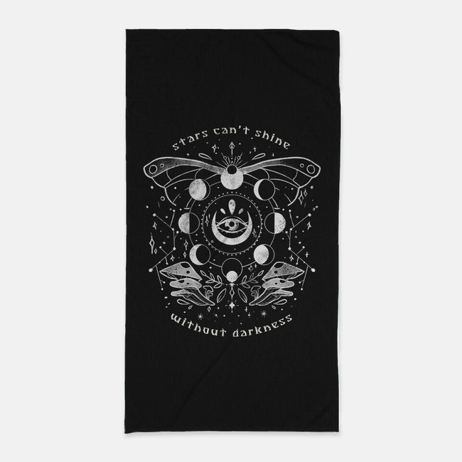 Stars Can't Shine Without Darkness-none beach towel-eduely