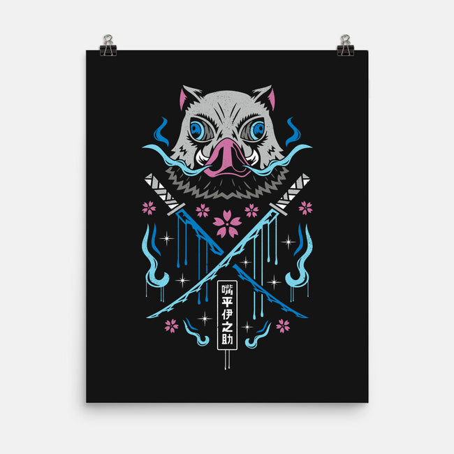 Beast Breathing Swordsman-none matte poster-Logozaste