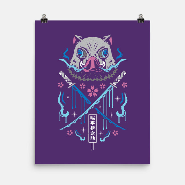 Beast Breathing Swordsman-none matte poster-Logozaste