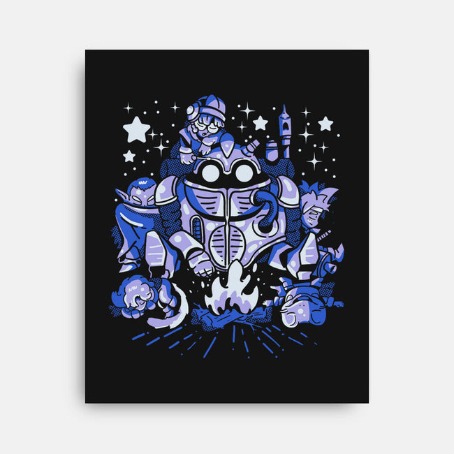 Deep Sleep-none stretched canvas-Sketchdemao