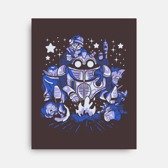 Deep Sleep-none stretched canvas-Sketchdemao