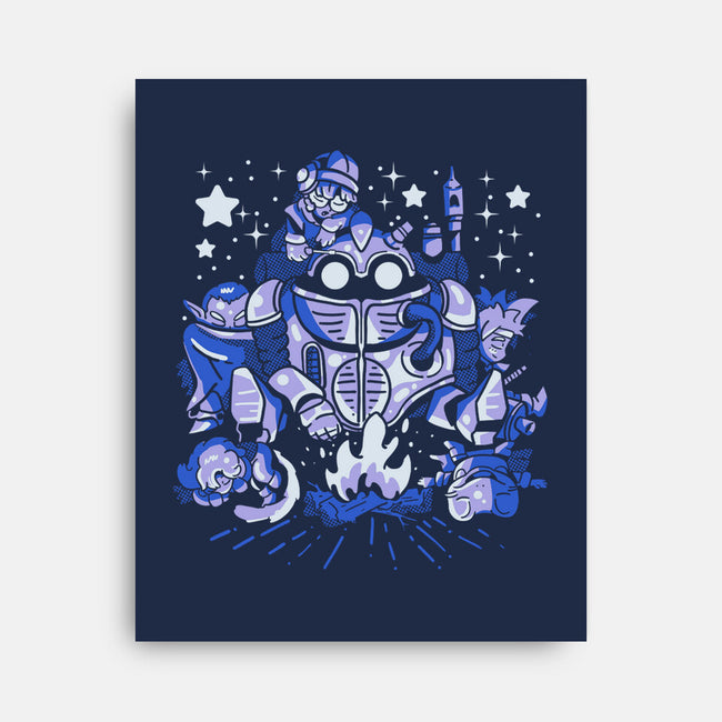 Deep Sleep-none stretched canvas-Sketchdemao