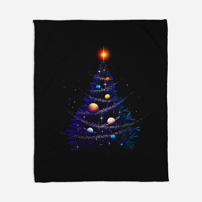 Christmas Cosmos Universe-none fleece blanket-tobefonseca