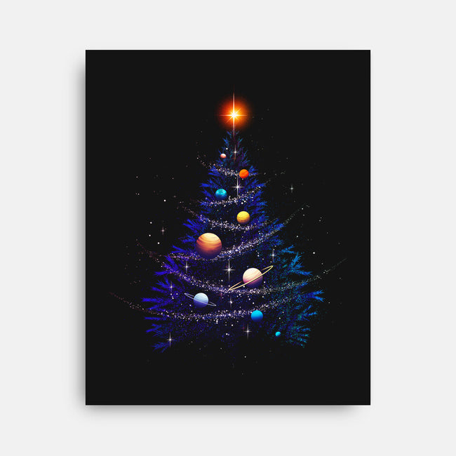 Christmas Cosmos Universe-none stretched canvas-tobefonseca
