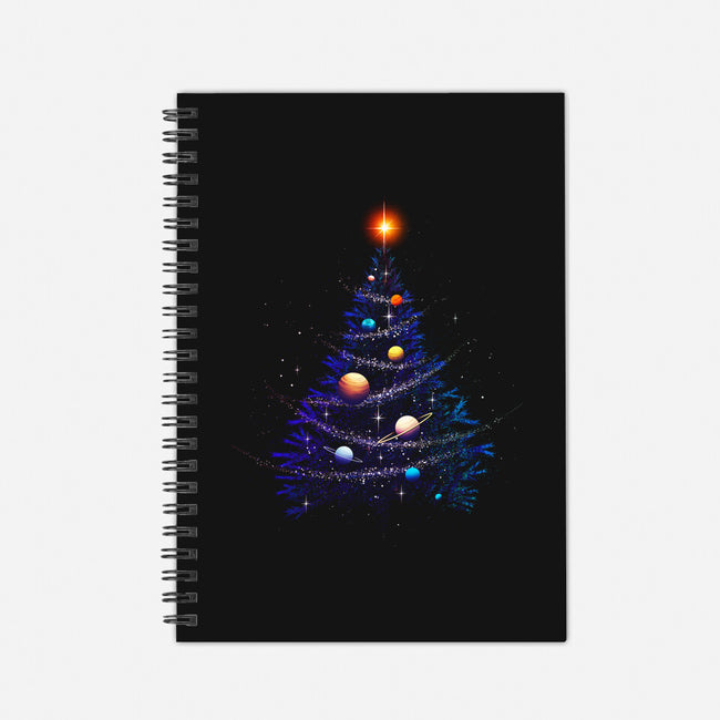 Christmas Cosmos Universe-none dot grid notebook-tobefonseca