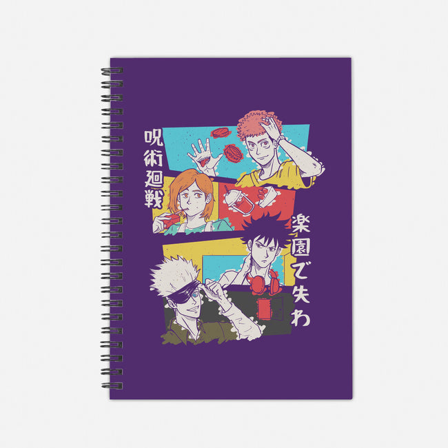 Tokyo High Squad-none dot grid notebook-Arigatees
