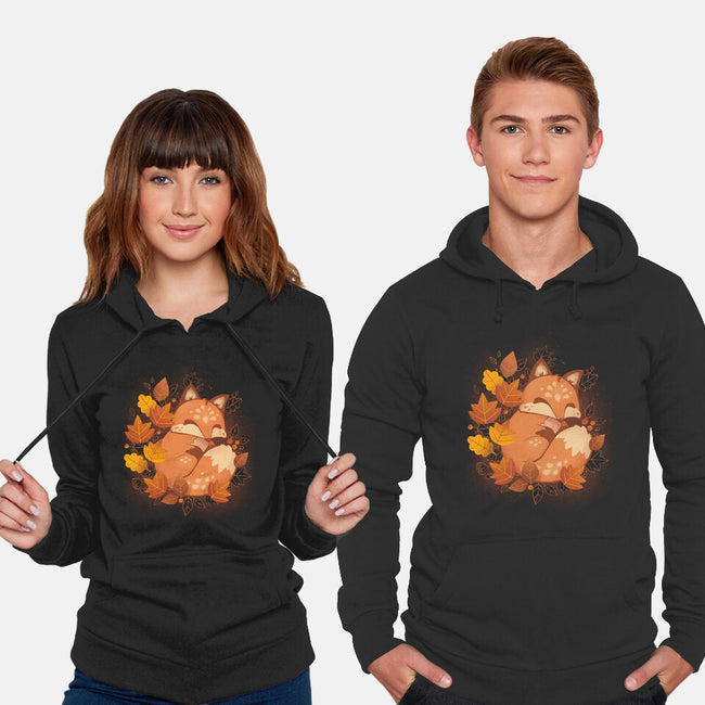Autumn Fox-unisex pullover sweatshirt-ricolaa