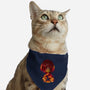 Fire Nation Landsacape-cat adjustable pet collar-dandingeroz