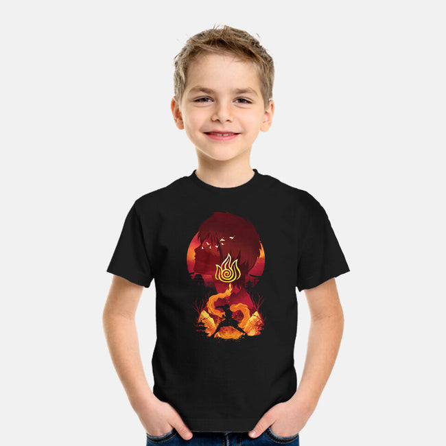 Fire Nation Landsacape-youth basic tee-dandingeroz