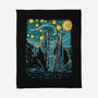Starry Argonath-none fleece blanket-retrodivision
