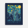 Starry Argonath-none stretched canvas-retrodivision