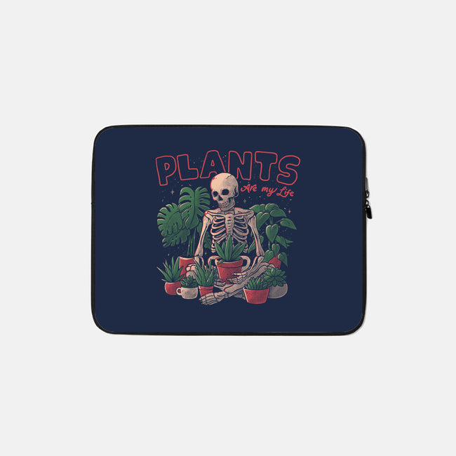 Plants Are My Life-none zippered laptop sleeve-eduely