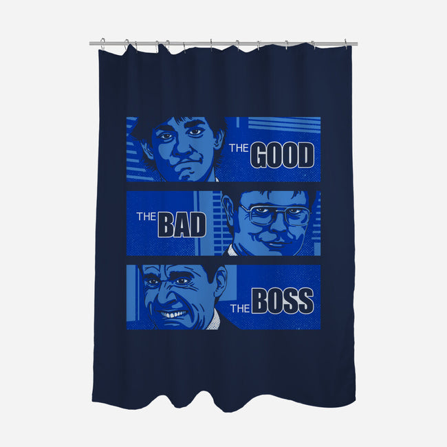 The Good, The Bad And The Boss-none polyester shower curtain-Getsousa!